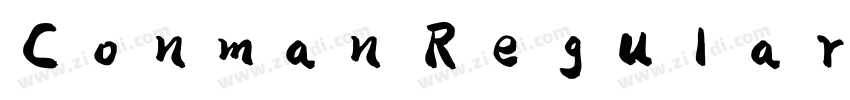 Conman Regular 常规字体转换
